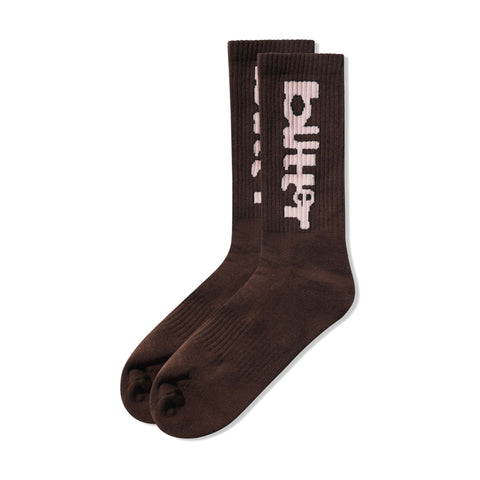 Butter Goods Warped Socks Brown