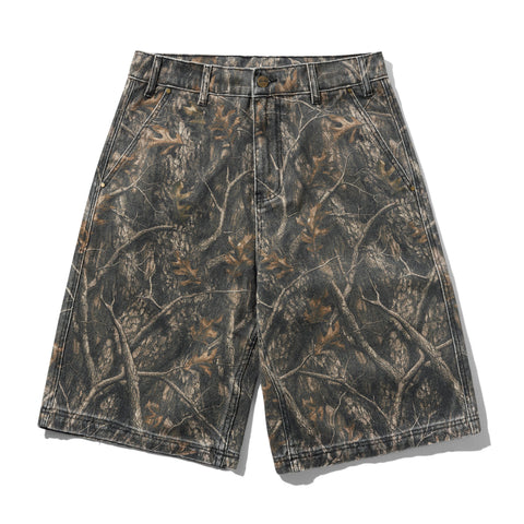 Butter Goods Work Shorts Forest Camo