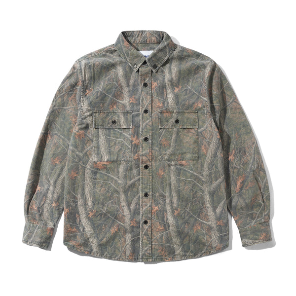 Butter Goods Yard Shirt Forest Camo