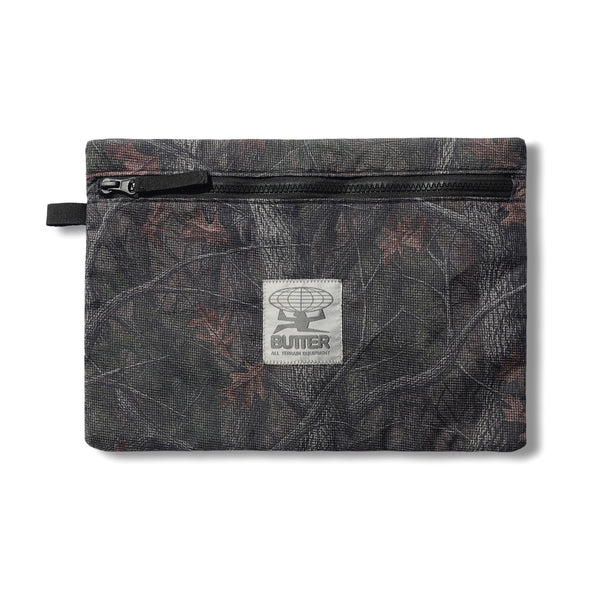 Butter Goods Zip Pouch Forest Camo