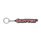 Butter Goods Witness Rubber Keychain Black
