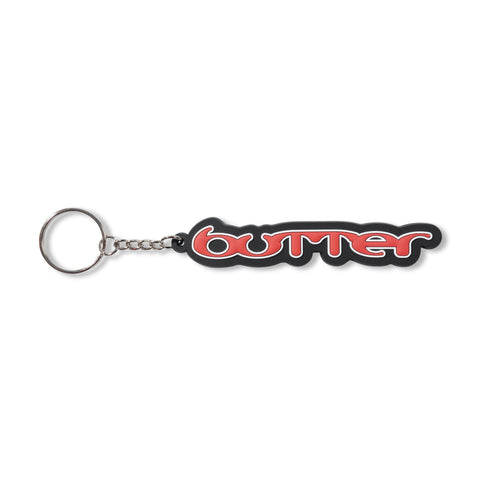 Butter Goods Witness Rubber Keychain Black
