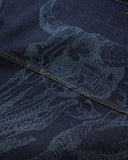 Butter Goods x Daniel Johnston Bull Selvedge Denim Jacket Raw Indigo
