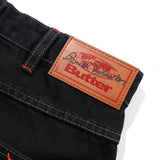 Butter Goods x Daniel Johnston Dragon Denim Shorts Washed Black