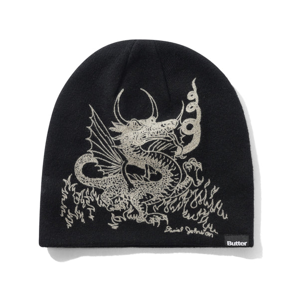 Butter Goods x Daniel Johnston Dragon Skully Beanie Black