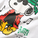 Butter Goods x Peanuts Music T-Shirt White