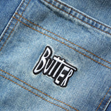 Butter Goods x Peanuts Spike Work Shorts Distressed Indigo