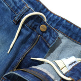 Butter Goods x Peanuts Spike Work Shorts Distressed Indigo