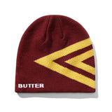 Butter Goods x UMBRO Diamond Skully Beanie Burgundy