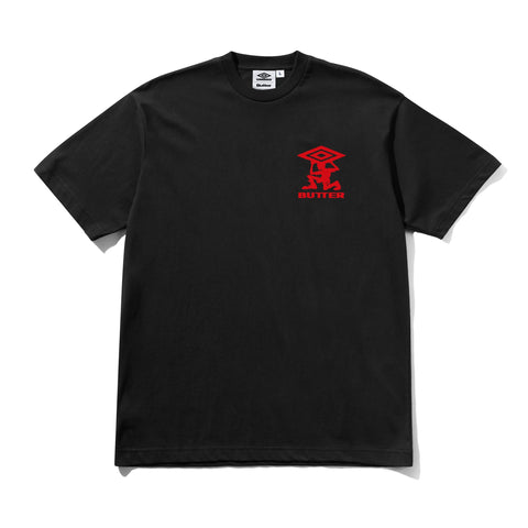 Butter Goods x UMBRO Diamond Terrain T-Shirt Black