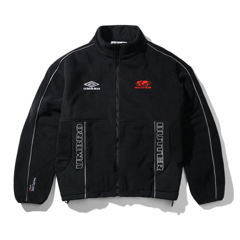 Butter Goods x UMBRO Polartec Zip-Thru Jacket Black