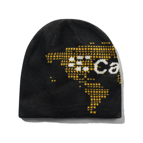 Cash Only Business Skully Beanie Black