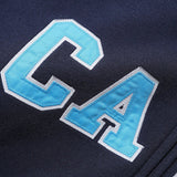 Cash Only Campus Applique Zip-Thru Hood Washed Navy
