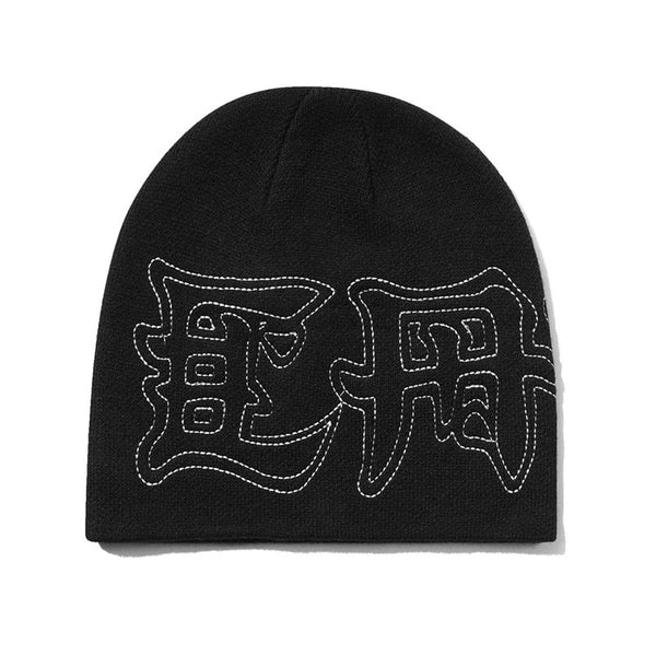 Cash Only Cash Skully Beanie Black