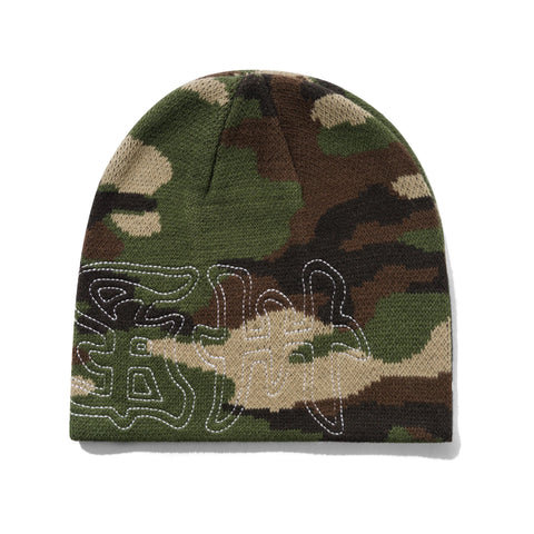 Cash Only Cash Skully Beanie Camo