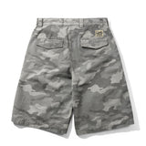 Cash Only Halfway Shorts Grey Camo Ripstop