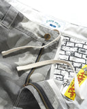 Cash Only Halfway Shorts Grey Camo Ripstop