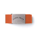 Cash Only Logo Web Belt Orange