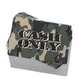 Cash Only Playing Cards Camo