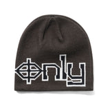 Cash Only Protocol Skully Beanie Dark Brown