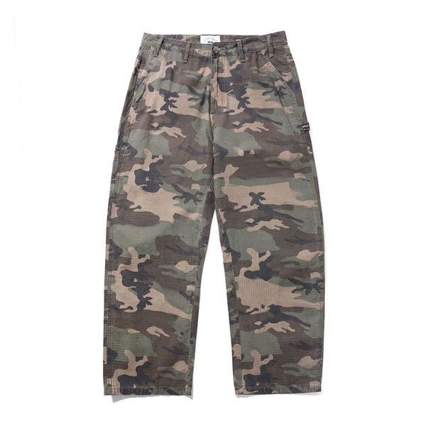 Cash Only Ripstop Carpenter Pants Woodland Camo