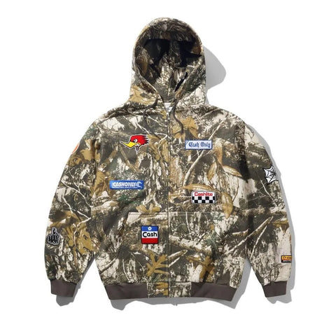 Cash Only Service Zip-Thru Hood Foliage Camo