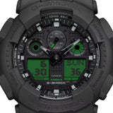 Casio G-Shock GA-100BEG-1ADR Analog Digital Black/Electro Green