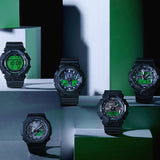 Casio G-Shock GA-B2100BEG-1ADR Analog Digital Black/Electro Green