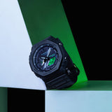 Casio G-Shock GA-B2100BEG-1ADR Analog Digital Black/Electro Green