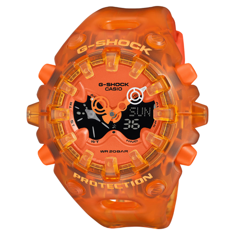 Casio G-Shock GA-V01SKE-4ADR Analog-Digital Transparent Orange