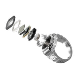 Casio Ring Watch CRW-001-1 Digital Silver