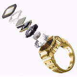 Casio Ring Watch CRW-001G-9 Digital Gold