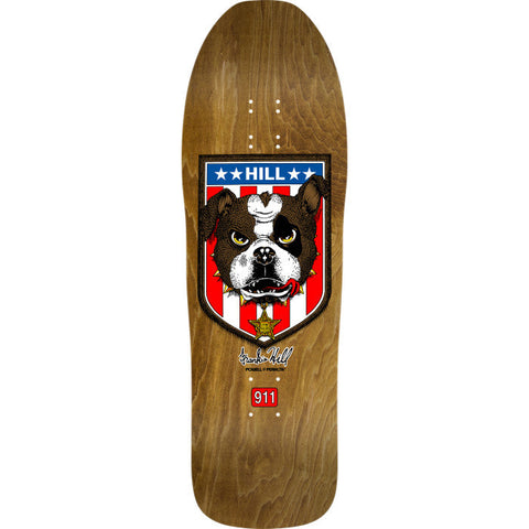 Powell Peralta Frankie Hill Bull Dog Brown Stain Old School Deck 10" x 31.5"