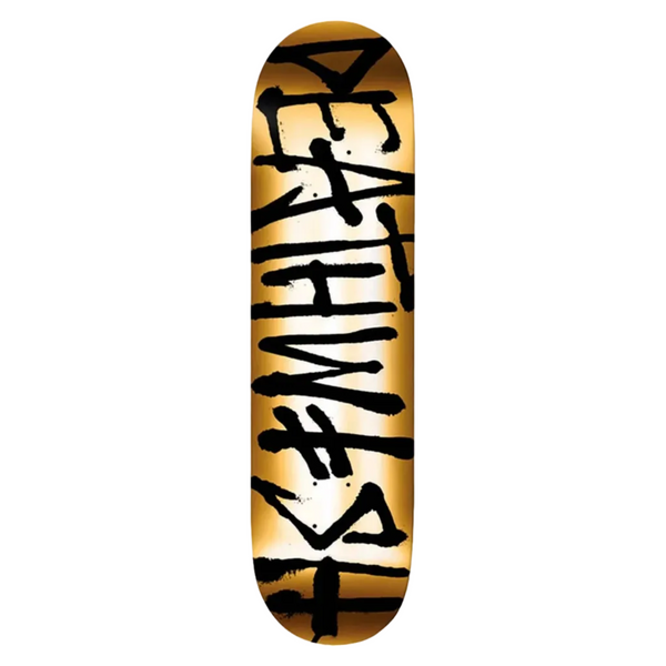 Deathwish El Dorado Spray Gold Skateboard Deck 8.25"