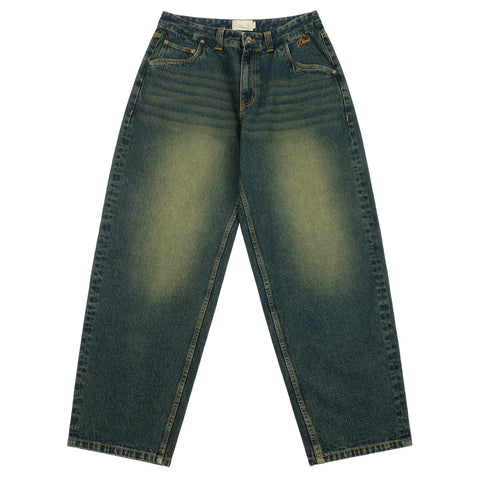 Dime Baggy Denim Pants Sandblasted Pine