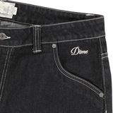 Dime Classic Denim Shorts Black Washed