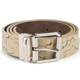 Dime Reversible Leather Belt Beige/Brown