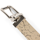 Dime Reversible Leather Belt Beige/Brown