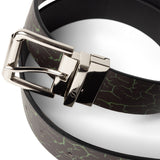 Dime Reversible Leather Belt Black/Black