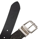 Dime Reversible Leather Belt Black/Black