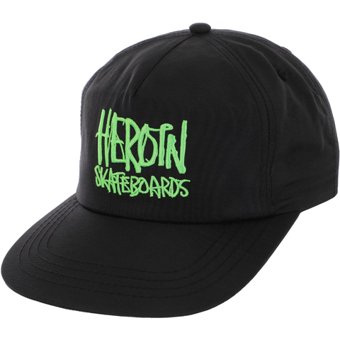 Heroin Script Snapback Black/Green