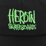 Heroin Script Snapback Black/Green