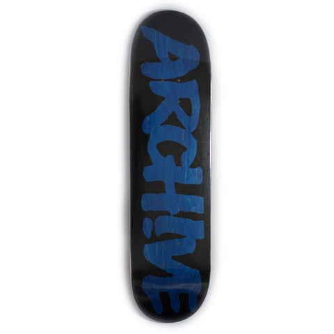 Archive Grain Blue Skateboard Deck 8.25"