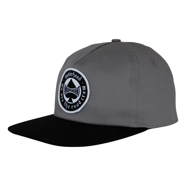 Independent Motörhead Spade Snapback Hat Char/Black