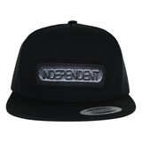 Independent Sand Cast Snapback Hat Black