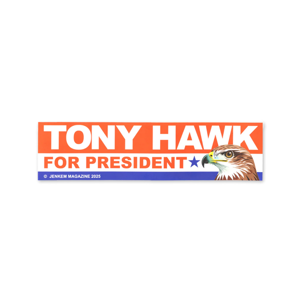 Jenkem Hawk 4 Prez Bumper Sticker