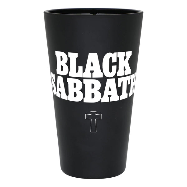 OJ Black Sabbath Pint Glass Black Frosted