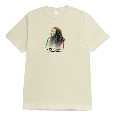 Primitive X Bob Marley One Love T-Shirt Cream