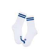 Polar Rib Socks Happy Sad White/Blue