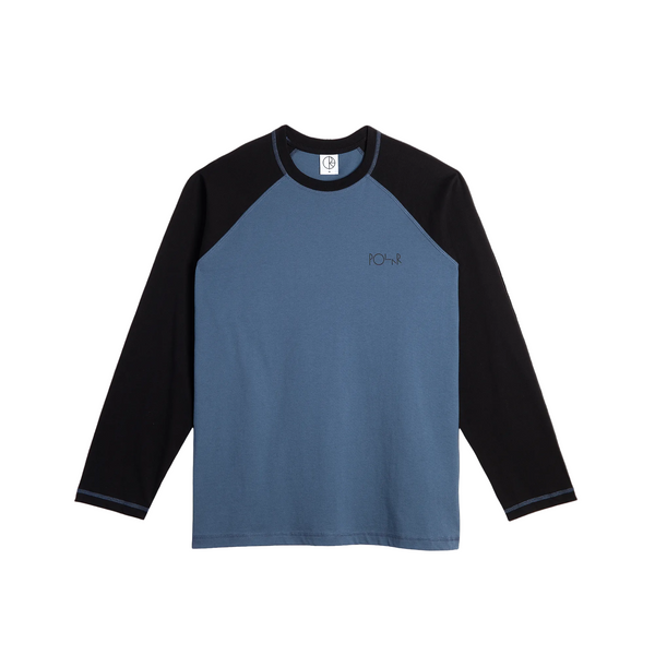 Polar Stevie Longsleeve T-Shirt Grey Blue/Black